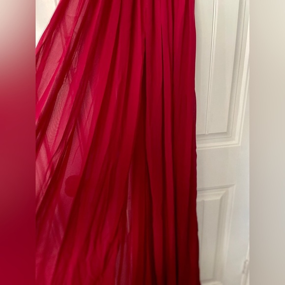 Maternity Dress Photoshoot Photography Split Chiffon Maternity Gown Long… - Picture 4 of 4